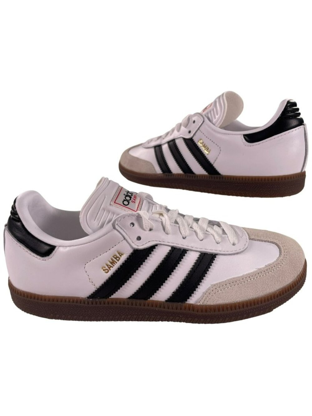 Adidas Samba Shoes Sports White/Black Soccer Style Men's Sz 6.5 Women's 7.5 NEW
